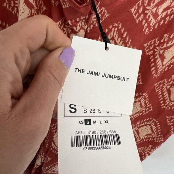 Zara Women's Wide Leg Open Back The Jami Jumpsuit Size Small   - NWT - Picture 5 of 13